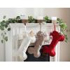 Safavieh Home Collection Chestnut Dog Bone 20-inch Hanging Holiday Christmas Stocking (Set of 3)