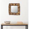 Safavieh Home Collection Round-Cup Mirror, Copper