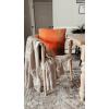 Safavieh Home Collection Yule Grey 50 x 60-inch Holiday Decorative Throw Blanket