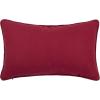 Safavieh Home Jingles Green and Red and Beige Merry Christmas 12 x 20-inch Decorative Pillow