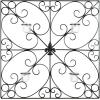 Safavieh Wall Art Collection Fleur-de-Lis Candle Holder Wall Sconce