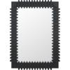 SAFAVIEH Home Collection – Brom 26″ x 36″ Rectangular Wall Mirror(Black)