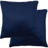 SAFAVIEH Home Collection Davina Purple Viscose 18-inch Square Set of 2 with Insert Pillow, 18″ x 18″(Navy)