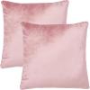 SAFAVIEH Home Collection Davina Purple Viscose 18-inch Square Set of 2 with Insert Pillow, 18″ x 18″(Pink)