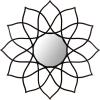 SAFAVIEH Home Collection Flower Power Mirror, Coffee Bronze