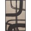 SAFAVIEH Home Collection Inky Freeway Modern Contemporary 24 x 36-inch Framed Wall Art Decor