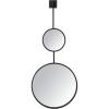 SAFAVIEH Home Collection Jander 18-inch Modern Black Round Mirror