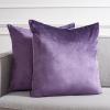 SAFAVIEH Home Collection Jovanni Purple Viscose 18-inch Square Pillow Set of 2 with Insert(Purple)