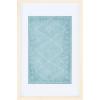 SAFAVIEH Home Collection Kotori Sage/Ivory 14 x 23-inch Boho Tribal Moroccan Wood Framed Textile Wall Art for Bedroom, Living Room, Foyer, Dining Area, Entryway