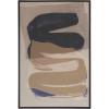 SAFAVIEH Home Collection Lazy River Modern Contemporary 24 x 36-inch Framed Wall Art Decor