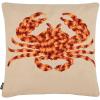 SAFAVIEH Home Collection Lilia Beige and Red (20″ x 20″) Pillow, 22″x22″, Assorted(Assorted)