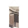 SAFAVIEH Home Collection Sedona Ghazal Boho Tribal Ivory/Grey Wool Woven Tapestry Hanging Wall Art