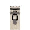 SAFAVIEH Home Collection Sedona Hidalgo Boho Tribal Ivory/Grey Wool Woven Tapestry Hanging Wall Art