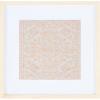 SAFAVIEH Home Collection Stenquist Gold/Beige 18-inch Square Boho Wood Framed Textile Wall Art for Bedroom, Living Room, Foyer, Dining Area, Entryway