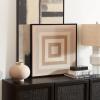 SAFAVIEH Home Collection Stonebridge Modern Contemporary 24 x 24-inch Framed Wall Art Decor