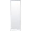 SAFAVIEH Home Jerri Silver Rectangle 36-inch High Standing Shelf Mirror, Teal