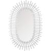 SAFAVIEH Home Valory Silver Oval 24-inch High Decorative Accent Mirror