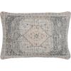SAFAVIEH Jayde Pillow, 22.0 x 16.0 x 5.0 inches, Moss Green/Blush