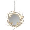 SAFAVIEH MIR4062A Home Collection Wreath Mirror, Antique Gold