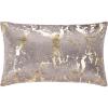 SAFAVIEH PARI Pillow, Brown/Gold Foil