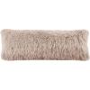 SAFAVIEH Pillow Collection Shag Modish 20″ Throw, Metallic Silver(Metallic Bronze)