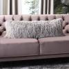 SAFAVIEH Pillow Collection Shag Modish 20″ Throw, Metallic Silver(Metallic Silver)
