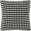 SAFAVIEH Shay 18×18 Pillow, Black/Ivory