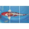 Safavieh Art Collection Go Fish Triptych Wall Art