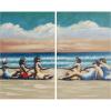 Safavieh Art Collection Swim Competition Diptych Wall Art