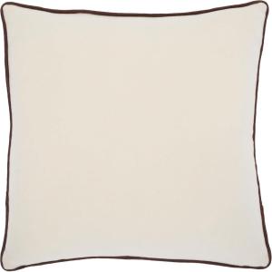 SAFAVIEH Alaia Pillow, Camel/Ivory(Ivory/Brown)