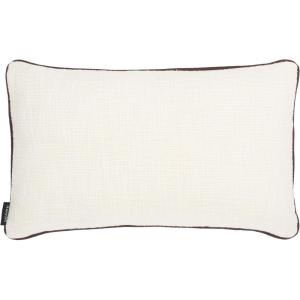 SAFAVIEH DANI, 18 X 18, Taupe/Brown, Cotton Throw Pillow(Ivory/Brown)