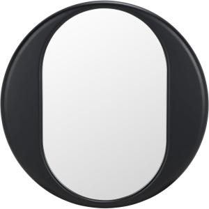 SAFAVIEH Home Collection – Ollie 30″ Round Wall Mirror(Black)