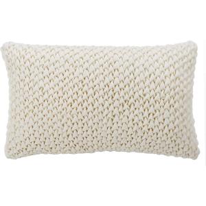 SAFAVIEH Home Collection Abella Cream 18-inch Square Decorative Accent Throw Pillow with Insert(Cream)