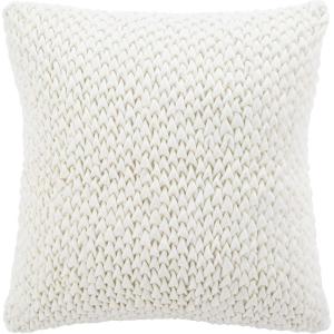 SAFAVIEH Home Collection Abella Cream 18-inch Square Decorative Accent Throw Pillow with Insert(Creme)