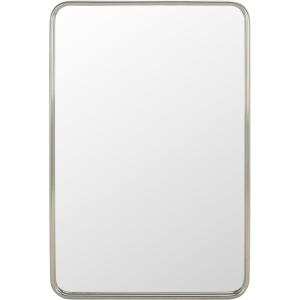 SAFAVIEH Home Collection Base Handmade Metal Frame Wall Mirror(Silver)