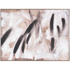 SAFAVIEH Home Collection Champagne Toasts 48 x 36 Framed Linen Canvas Wall Art Decor, Ideal for Living Room, Bedroom, Foyer, Entryway