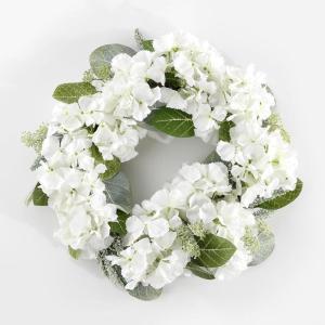 SAFAVIEH Home Collection Faux Artificial 22-inch Hydrangea & Magnolia Decorative Wreath