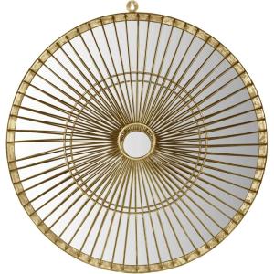 SAFAVIEH Home Collection Gemini Silver Decorative Accent Mirror(Gold)