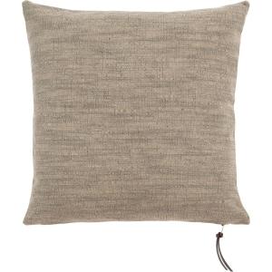 SAFAVIEH Home Collection Idalena Light Purple Cotton 18-inch Square Decorative Accent Throw Pillow with Insert(Brown)