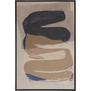 SAFAVIEH Home Collection Lazy River Modern Contemporary 24 x 36-inch Framed Wall Art Decor
