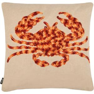 SAFAVIEH Home Collection Lilia Beige and Red (20″ x 20″) Pillow, 22″x22″, Assorted(Assorted)