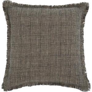 SAFAVIEH Inara 20×20 Pillow, Black/Natural