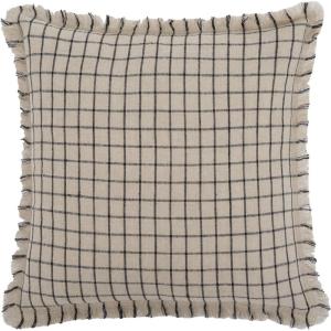 SAFAVIEH RAIE 20×20 Pillow, 20.0 x 20.0 x 5.0 inches, Natural/Black