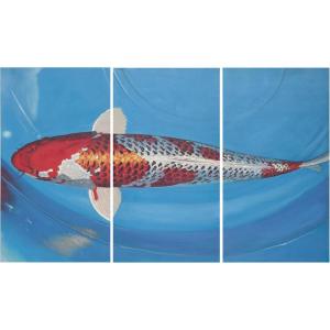 Safavieh Art Collection Go Fish Triptych Wall Art