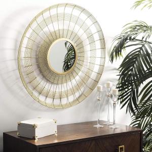 Safavieh Home Collection Acton Shiny Brass Mirror