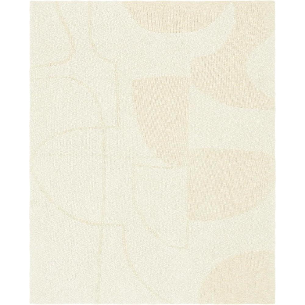 image:imageSAFAVIEH Home Collection Cleon BlackIvory Cotton 50 x 60 Decorative Accent Throw BlanketIvoryBeige