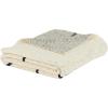 SAFAVIEH Home Collection Cleon Black/Ivory Cotton 50 x 60 Decorative Accent Throw Blanket(Black/Ivory)