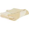 SAFAVIEH Home Collection Cleon Black/Ivory Cotton 50 x 60 Decorative Accent Throw Blanket(Ivory/Beige)