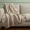 SAFAVIEH Home Collection Inaya Ivory 51 x 67 Cotton Decorative Throw Blanket(Ivory)