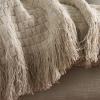 SAFAVIEH Home Collection Inaya Ivory 51 x 67 Cotton Decorative Throw Blanket(Ivory)